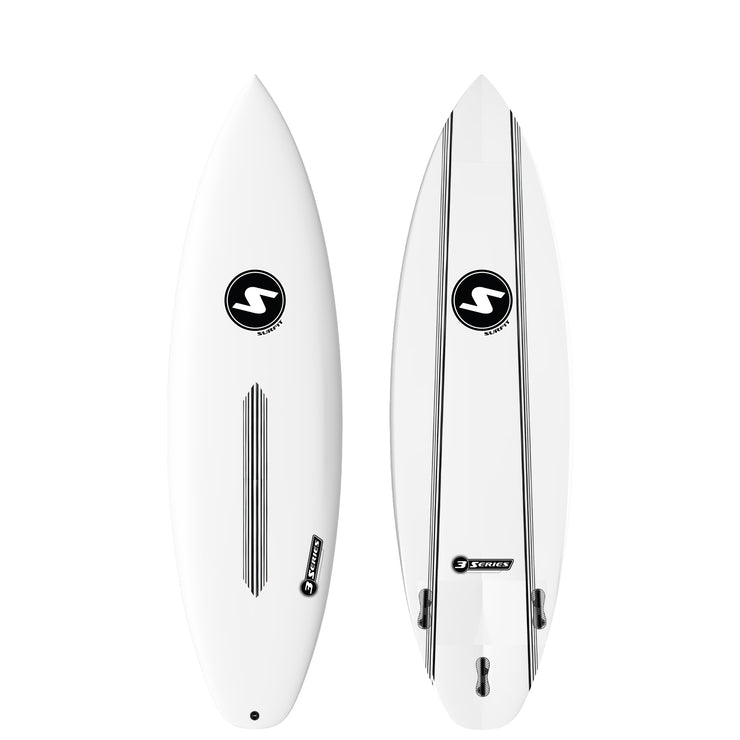 SURFit 3 Series DDC Domed Double Concave Thumb Tail Surfboard FCS II High Performance Shortboard