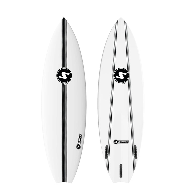 SURFit 3 Series VC Vee Channel Swallow Tail Surfboard Futures High Performance Shortboard