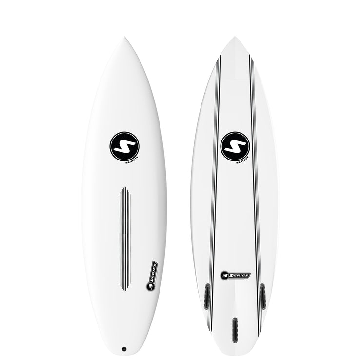 SURFit 3 Series DDC Domed Double Concave Thumb Tail Surfboard Futures High Performance Shortboard