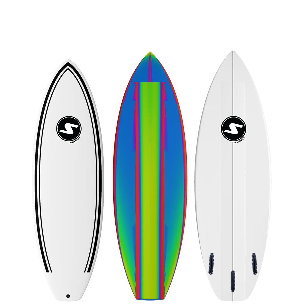 Surfboard design deals and construction